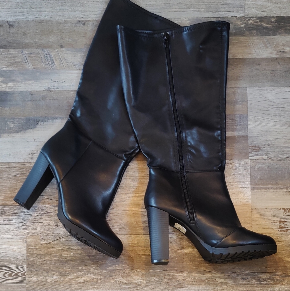 Lane Bryant black boots